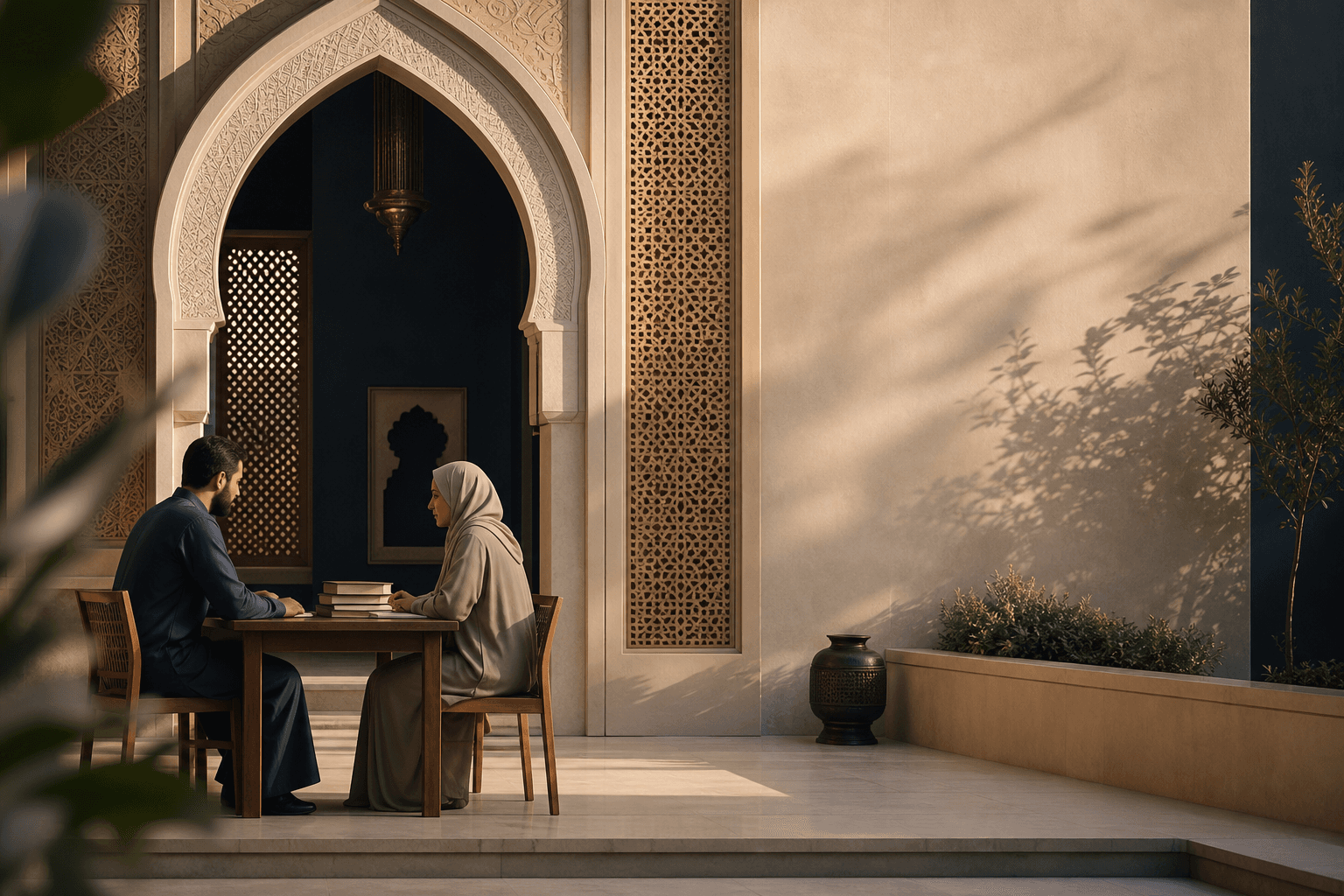 بيئة تعليمية هادئة في أكاديمية وريث